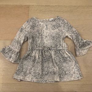 Splendid toddler dress python print girls